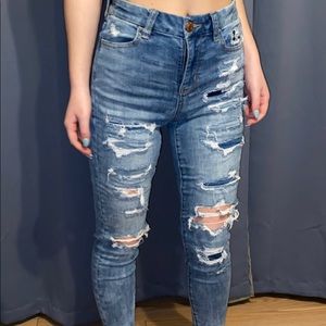 curvy american eagle jeans